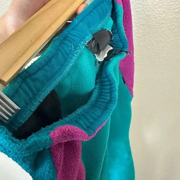 Nike ACG Fleece Sweatpants Retro Baselayer Blue Purple Women's Size Medium - Picture 7 of 7